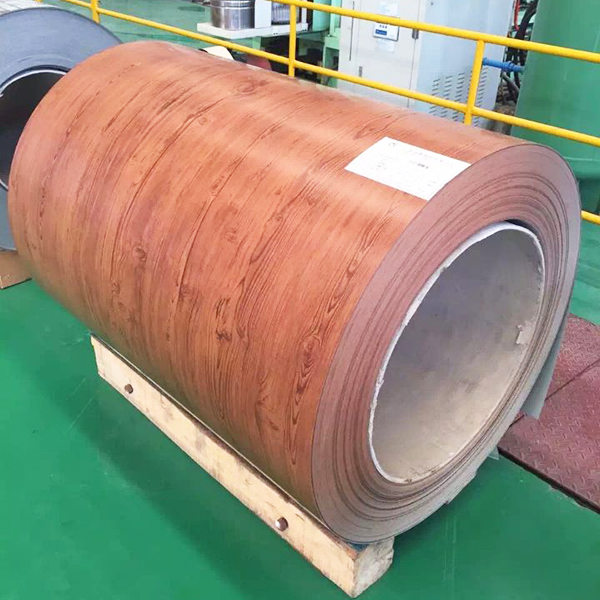 建築用彩色塗層鋼捲木紋裝飾牆/電梯